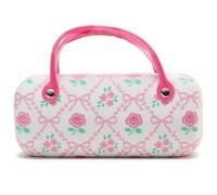 Beipegin Funda Gafas Rigida Unicornio Sirena Gato Flores Estuche de Anteojos de Mano Protectora Portátil Estuche Gafas para Niña