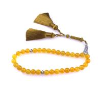 beirunde Tasbih Tesbih - 33 cuentas islámicas de oración, cuentas de Misbaha Masbaha Tasbeeh Sibha, rosario de Alá Mohammed Ramadán, cuentas de preocupación del Islam musulmán Subha Sebha, cuentas de