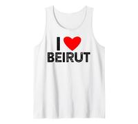 Beirut Lebano T-Shirt - I Love You Beirut Lebanon Shirt Camiseta sin Mangas