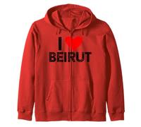 Beirut Lebano T-Shirt - I Love You Beirut Lebanon Shirt Sudadera con Capucha
