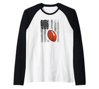 béisbol Big us Flag Patriot Sport Team Fan Best Camiseta Manga Raglan