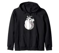 Béisbol Corazón Amor De Sudadera con Capucha