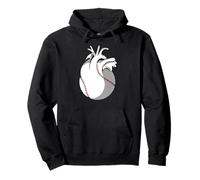 Béisbol Corazón Amor De Sudadera con Capucha