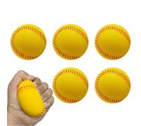 Béisbol De Espuma 6 Piezas Juguetes Lanzamiento Espuma PU Y Seguros