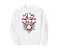 Béisbol Divertido golpea la Bola Dang Sudadera