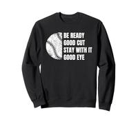 Béisbol Divertido Padre Diciendo Buen Corte Be Ready Lt. Sudadera