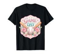 Béisbol Game Day Fan Lover Jugador Entrenador Espectador Mujer Camiseta