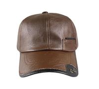 Béisbol Hats for Women - PU Adjustable Windproof Cap | Cold Weather Warm Hat for Girls Youth Teens Hiking Traveling Sports Fishing Camping Picnic Beach Climbing Golfing