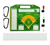 Béisbol Magnetic Coaching Board - Board de Posición del Softball, Estantería Intermedia de Béisbol Löschhau | Herramientas de entrenamiento de softbol reutilizables con 2 ganchos para la