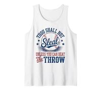 Béisbol No Robarás Beat The Throw Camiseta sin Mangas