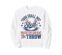 Béisbol No Robarás Beat The Throw Sudadera