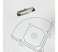 Béisbol Portapapeles | Plan de Béisbol - Tabla de práctica - Tabla de estrategia de doble cara 14 x 9 pulgadas para deportes de pelota, béisbol - Portapapeles para entrenadores, entrenamiento de