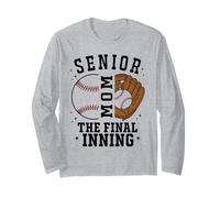 Béisbol Senior Mom 2026 La última Entrada Manga Larga