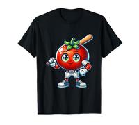 Béisbol Tomate Niño Juega Feliz Pequeño Campeón Camiseta