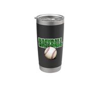 béisbol Vaso térmico de acero inoxidable de doble pared