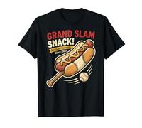 Béisbol Vintage Hot DogFan Snack Camiseta gráfica económica