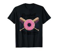 Beisbol Y Donas Mis Dos Amores Camiseta