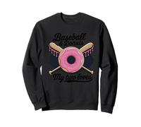 Beisbol Y Donas Mis Dos Amores Sudadera