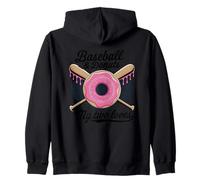 Beisbol Y Donas Mis Dos Amores Sudadera con Capucha