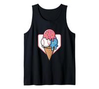 Béisbol Y Helado Mezcla Perfecta Camiseta sin Mangas
