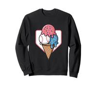 Béisbol Y Helado Mezcla Perfecta Sudadera