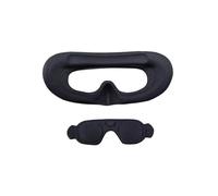 BeisDirect 3 almohadillas de espuma de repuesto para DJI AVATA 2, Goggles 3 accesorios para drones, almohadilla de esponja suave con protección de Goggles 3 lentes (negro + cubierta antipolvo)