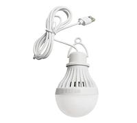 BeisDirect 3W/5W/7W Bombilla LED USB Lámpara de Camping Mini Linterna de Camping 5V Cable Colgante Portátil Bombillas para Camping Luz de Emergencia Senderismo Luz de Emergencia Pesca (3W)