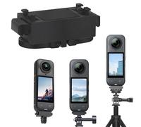 BeisDirect Adaptador magnético de liberación rápida para Insta360 X5, adaptador de montaje de cámara de aleación de aluminio, soporte magnético para cámaras deportivas Insta360 X5, accesorios
