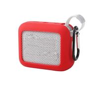 BeisDirect Funda de silicona para altavoz JBL GO 4 GO4, funda protectora de piel suave impermeable, funda protectora de repuesto para altavoces Bluetooth, funda de transporte de viaje con mosquetón