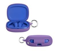 BeisDirect Funda de silicona para auriculares JBL Endurance Zone, a prueba de golpes y polvo, funda protectora de silicona con gancho (morado)