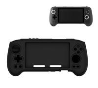 BeisDirect Funda de silicona para consola de juegos ANBERNIC RG556, funda protectora protectora contra caídas, color liso (negro)