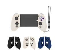 BeisDirect Funda de silicona para GameSir G8 Galileo con asa de control de juego, funda protectora protectora contra caídas, funda de color sólido simple con cordón (azul)