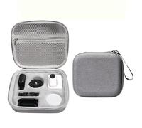 BeisDirect Funda de transporte de viaje para cámara de acción Insta360 GO 3S/GO 3 y accesorios, bolsa de almacenamiento portátil para accesorios Insta 360 GO 3S/GO3, 18,7 x 16,5 x 6,6 cm, color gris,