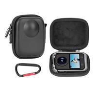 BeisDirect Funda de transporte para cámara DJI OSMO 360 con jaula de marco, bolsa de almacenamiento rígida de poliuretano, mini funda protectora, bolsa portátil de viaje con mosquetón, solo funda