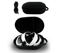 BeisDirect Funda de viaje para Meta Quest 3, funda de transporte a prueba de golpes con correa para auriculares Meta Quest 3 VR, correa Elite, controladores, batería y accesorios, bolsa de
