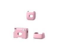 BeisDirect Funda protectora de silicona para DJI Mic Mini, funda protectora para micrófono inalámbrico para DJI Mic Mini, transmisor/receptor/funda de carga, Juego de 1 Tx+1 Rx Rosa, Funda de silicona