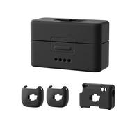 BeisDirect Funda protectora de silicona para DJI Mic Mini, funda protectora para micrófono inalámbrico para DJI Mic Mini, transmisor/receptor/funda de carga, Juego de 2 Tx+1 Rx Negro, Funda de