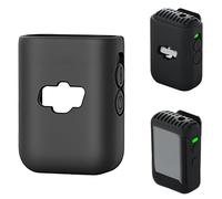 BeisDirect Funda protectora de silicona para transmisor DJI Mic 2, accesorios de cámara deportiva, funda protectora para micrófono inalámbrico para transmisor DJI Mic 2, Black, Funda de silicona