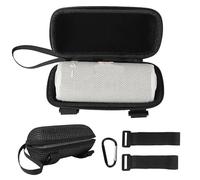 BeisDirect Funda rígida de EVA para altavoz Bluetooth compacto JBL Grip, a prueba de golpes, bolsa de transporte de viaje, bolsa protectora para altavoz con mosquetón y correa fija para bicicleta