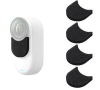BeisDirect Juego de 4 protectores de viento para micrófono de cámara, resistentes al viento, de algodón, esponja reductora de ruido para accesorios Insta360 GO 3/GO 3S