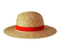 BeisDirect One Piece Luffy Sombrero de paja Multifuncional Anime Cartoon Personaje Sunscreen Sombrero de paja Anime Cosplay Costume Sombrero de sol para niños adultos, 31CM (Paja de trigo)