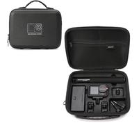 BeisDirect Osmo Action 5 Pro - Funda de transporte con correa para el hombro, bolsa de almacenamiento impermeable compatible con accesorios DJI Osmo Action 5 Pro, 24 x 19 x 6 cm, Black, Funda de