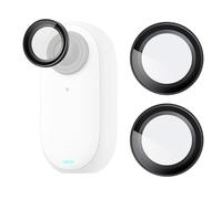 BeisDirect Paquete de 2 protectores de lente para Insta360 GO 3, accesorios de cámara de acción, protectores de lente para Insta 360 GO 3, funda protectora de lente anticaídas, antivaho,
