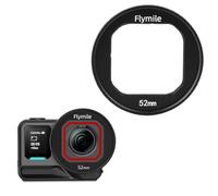 BeisDirect Soporte de filtro para cámara deportiva Insta360 Ace Pro 2/Ace Pro, soporte de filtro de metal compatible con filtros de 49 mm/52 mm (52 mm)