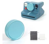 BeisDirect Tapa de lente para Polaroid NOW 2/3/NOW + 2/3, protector de lente antiarañazos, a prueba de polvo, tapa protectora de lente de aleación de aluminio (azul)
