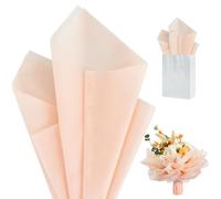 BEISHIDA 20 hojas de papel de regalo rosa para envolver flores, ramo de regalos, manualidades, 22 x 22 pulgadas por pieza, día de la madre, día de San Valentín, graduación, regalo floral
