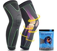 Beister 1 par de rodilleras extra largas de compresión para hombres y mujeres