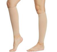 Beister 20-30 mmHg mangas de compresión graduadas para mujeres y hombres, calcetines de compresión sin pies de apoyo firme para venas varicosas, espinilleras, edema, recuperación, correr, viajes