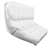 beister 6/3 pares de mangas de brazo de enfriamiento con protección UV para mujeres y hombres, protector solar largo para ciclismo, 6 pares (blanco), talla única