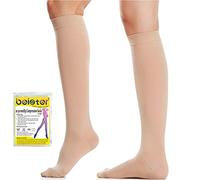 Beister - Calcetines de compresión para hombre y mujer, 20 - 30 mmhg de contención, clase 2 médica, apoyo gradual, bajo de compresión, indicado para venas varicosas, edema (un par, no dos)